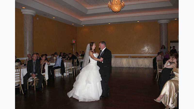 From Wedding 5, DJ Oshawa, Bride Dancing with her father. Taken in Oshawa Ontario